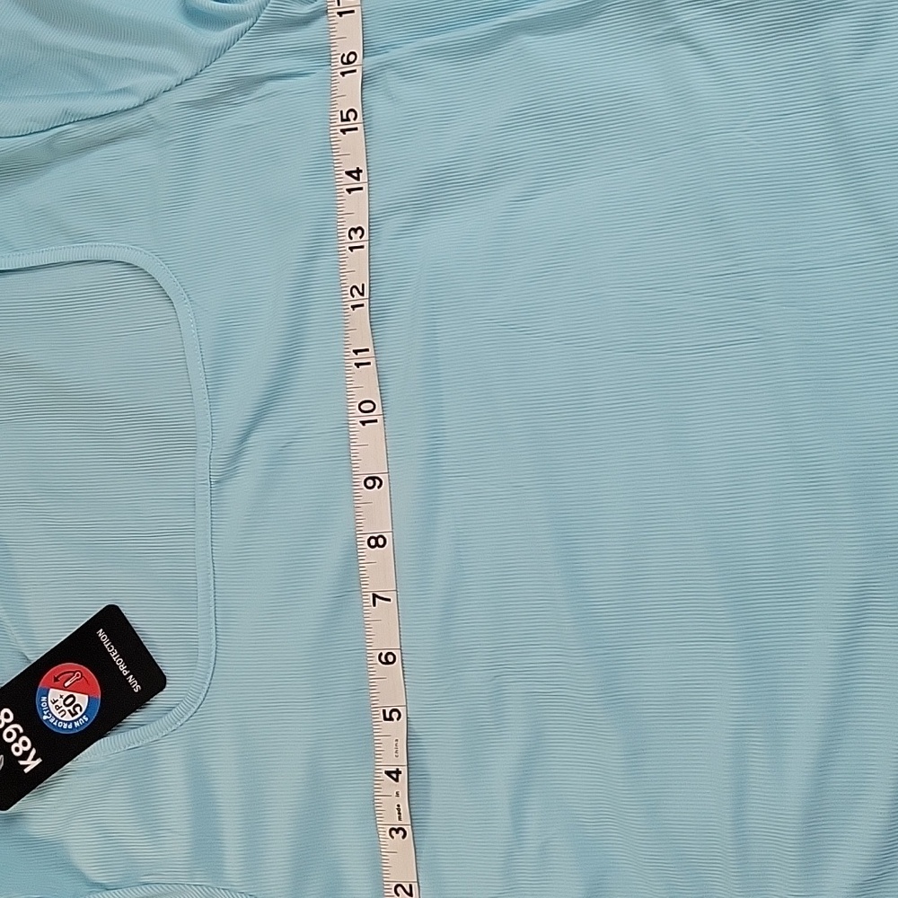 NWT Caike-Sports 2-Piece Lounge Set Light Blue Stretchy Athleisure Outfit Size M - Picture 4 of 11